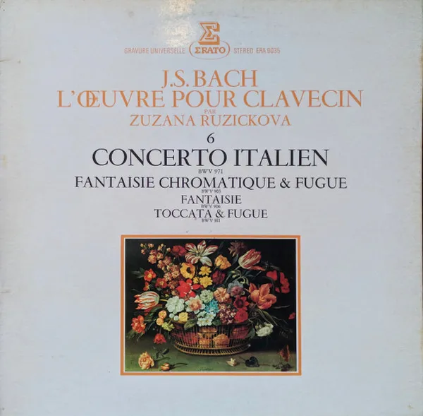 Concerto Italien (BWV 971) / Fantaisie Chromatique & Fugue (BWV 903) / Fantaisie (BWV 906) / Toccata & Fugue (BWV 911)
