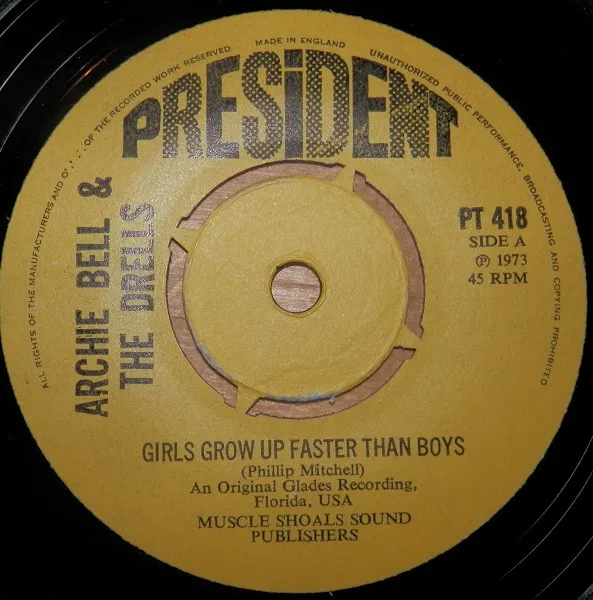 Girls Grow Up Faster Than Boys