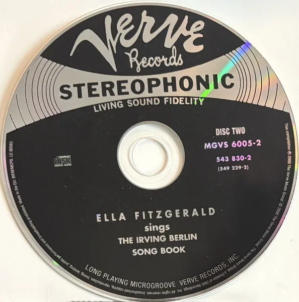 Ella Fitzgerald Sings The Irving Berlin Song Book