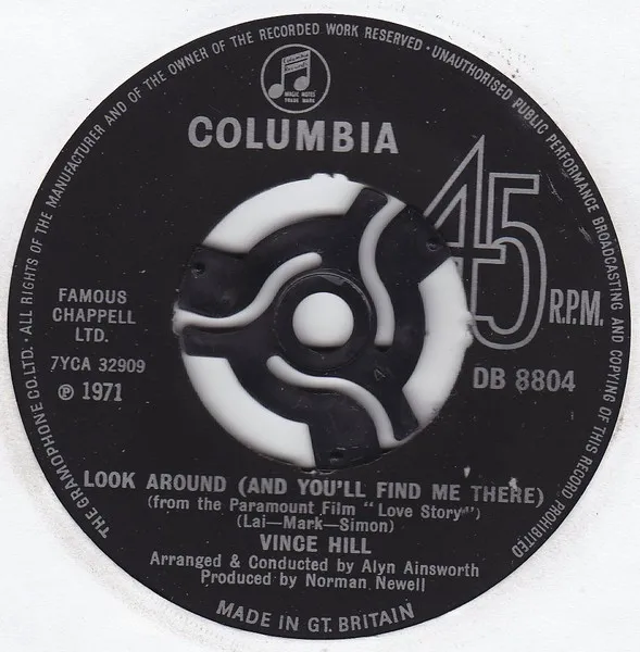 Look Around (And You'll Find Me There) (From The Paramount Film 'Love Story')