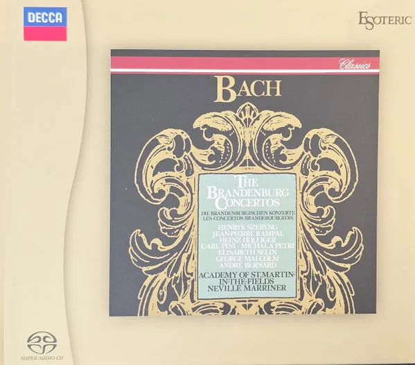 Brandenburgische Konzerte Nr.1-6 (Esoteric SACDs)