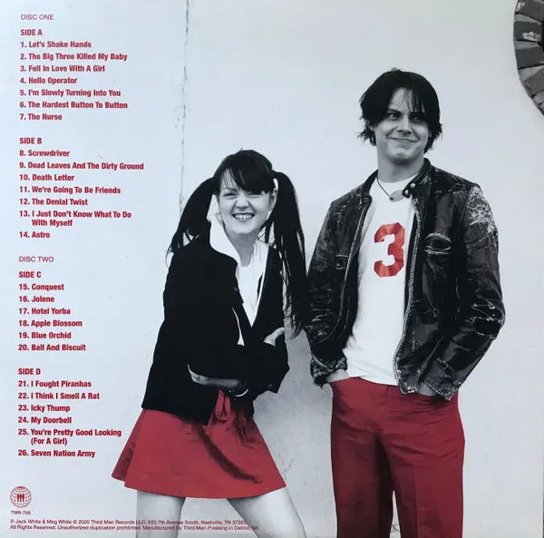 My Sister Thanks You And I Thank You The White Stripes Greatest Hits