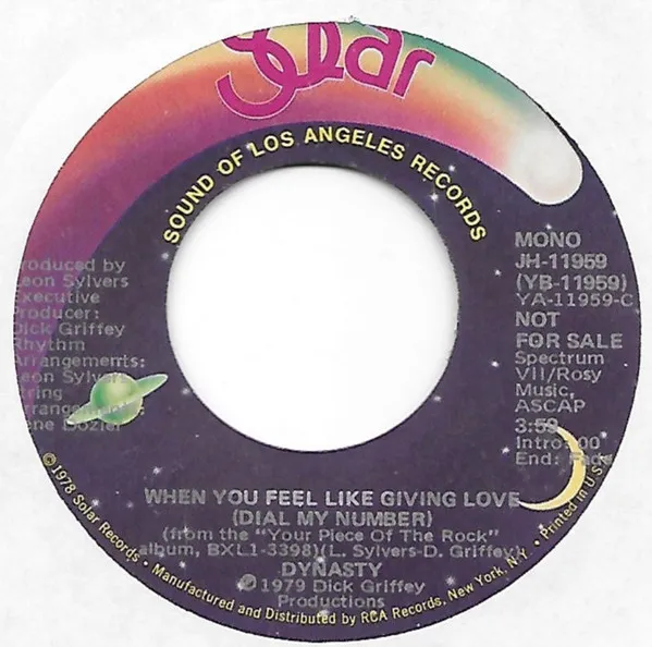 When You Feel Like Giving Love (Dial My Number)
