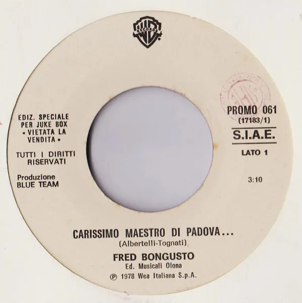 Carissimo Maestro Di Padova... / È Sera