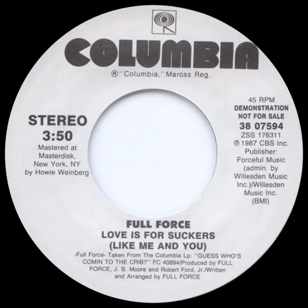 Love Is For Suckers (Like Me And You)