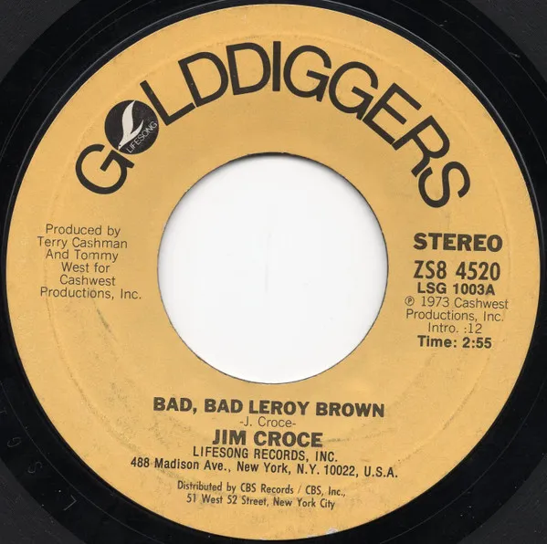 Bad, Bad Leroy Brown / I'll Have To Say I Love You In A Song