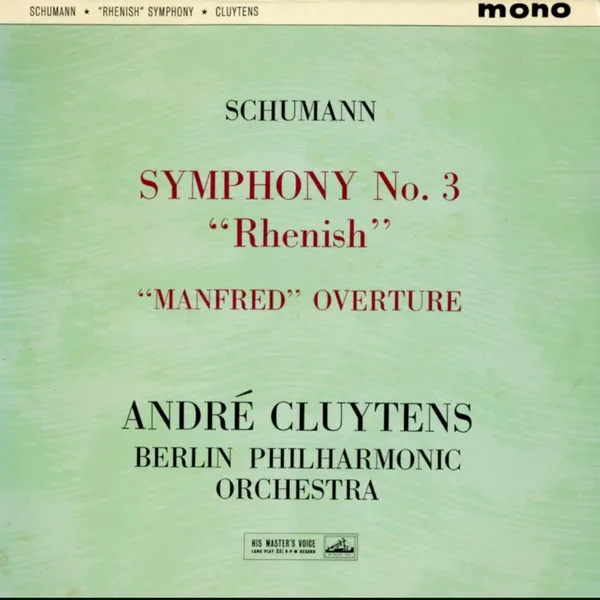 Symphony No.3 "Rhenish" "Manfred" Overture