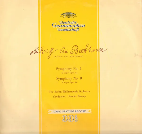 Symphony No. 1 In C Major, Op. 20 / Symphony No. 8 In F Major, Op. 93
