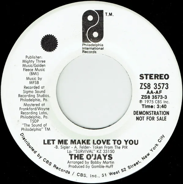 Let Me Make Love To You / Survival