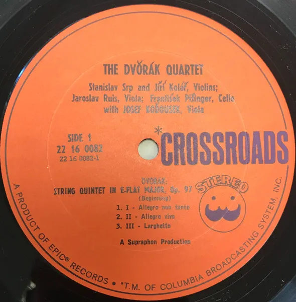 String Quintet In E-Flat, Op. 97 / The Cypresses For String Quartet