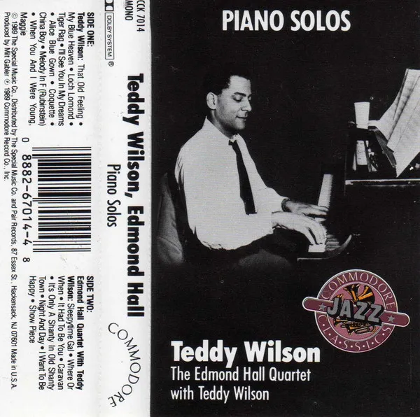 Piano Solos  - Edmund Hall Quartet With Teddy Wilson