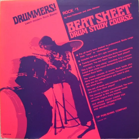 Beat Sheet - Drum Study Course Rock #1