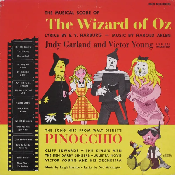 The Musical Score Of The Wizard Of Oz / The Song Hits From Walt Disney's Pinocchio