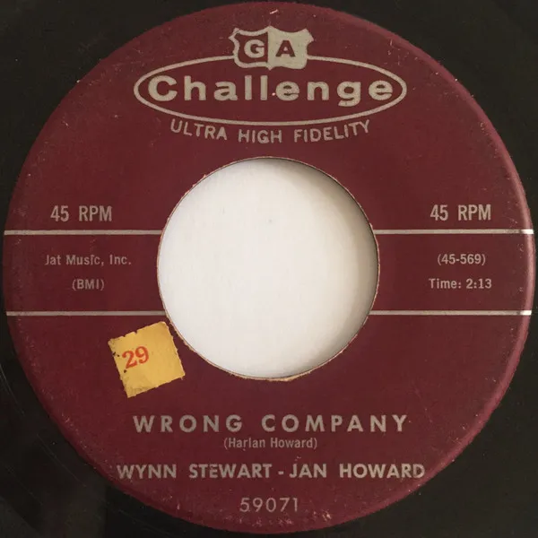 We'll Never Love Again / Wrong Company