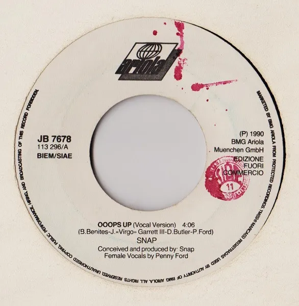Ooops Up (Vocal Version) / What Did I Do To You