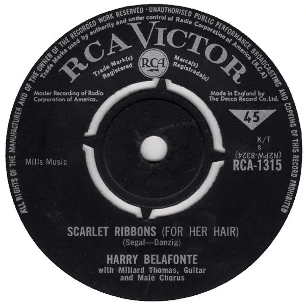 Scarlet Ribbons (For Her Hair) / Crawdads Song