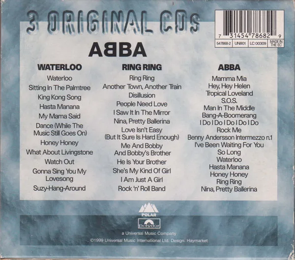 Waterloo / Ring Ring / ABBA