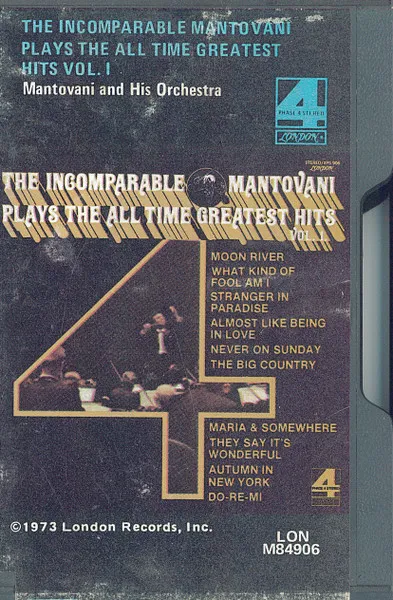 The Incomparable Mantovani Plays The All Time Greatest Hits, Vol. 1