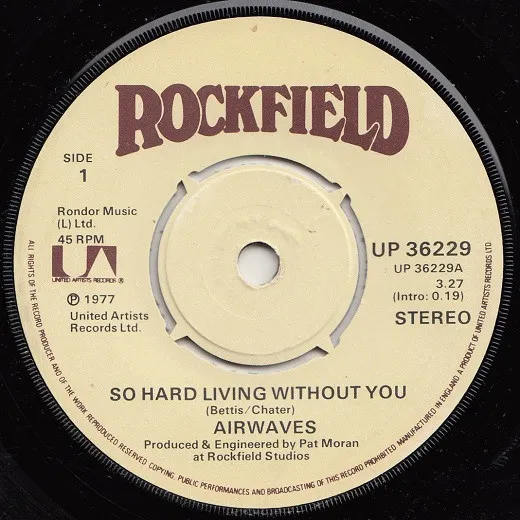 So Hard Livin' Without You / Hope You Won't