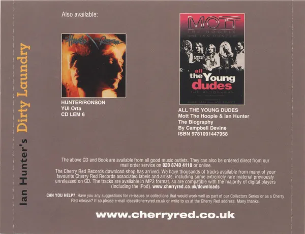 Ian Hunter's Dirty Laundry