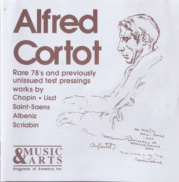 Rare 78's And Previously Unissued Test Pressings Works By Chopin, Liszt, Saint-Saens, Albeniz, Scriabin