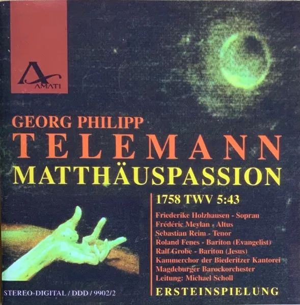 Matthäuspassion 1758 TWV 5:43