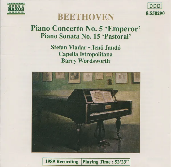 Piano Concerto No.5 'Emperor' / Piano Sonata No.15 'Pastoral'