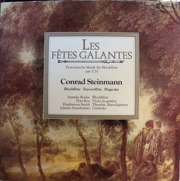 Les Fêtes Galantes (Französische Musik Für Blockflöte Um 1720)