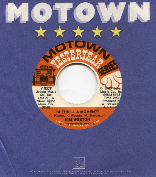 Take Me In Your Arms (Rock Me A Little While) / A Thrill A Moment