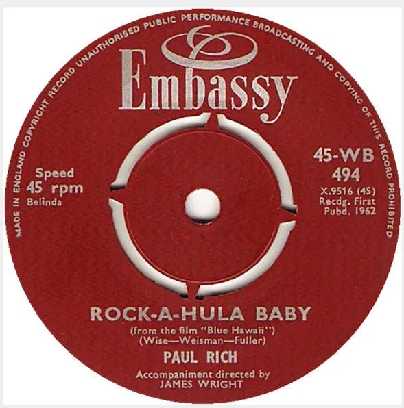 Rock-A-Hula Baby / Walk On By