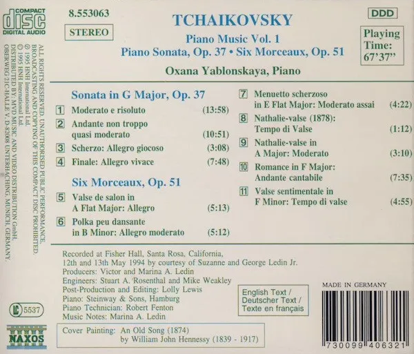 Piano Music Vol.1