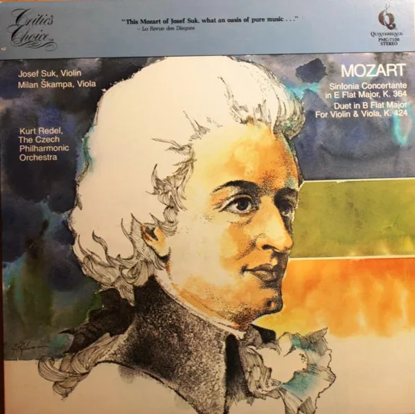 Sinfonia Concertante In E Flat Major, K. 364, Duet In B Flat Major For Violin & Viola, K. 424