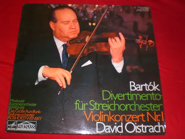 Divertimento Für Streichorchester / Violinkonzert Nr.1