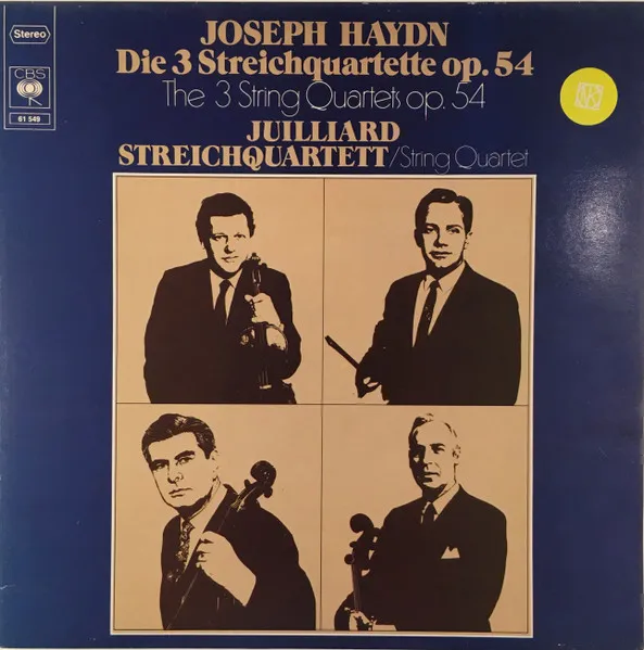 Die 3 Streichquartette Op. 54 = The 3 String Quartets Op. 54