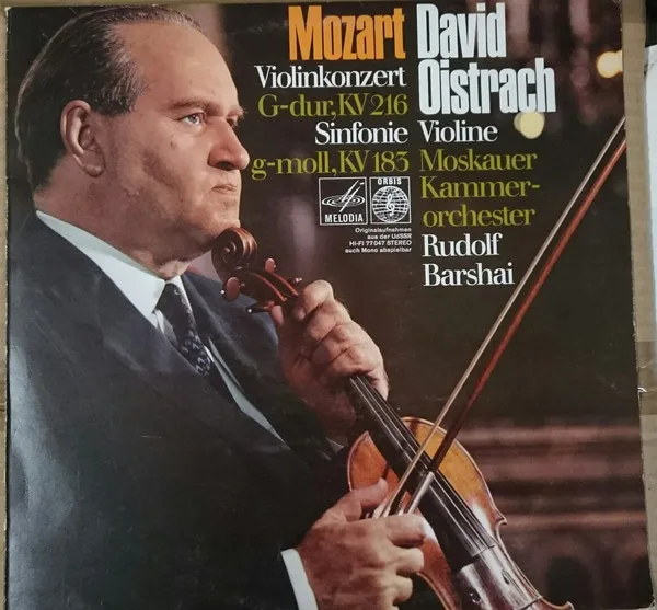 Violinkonzert G-Dur, KV 216 / Sinfonie G-moll, KV 183