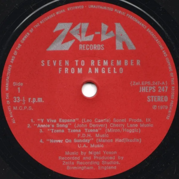 Seven To Remember From Angelo