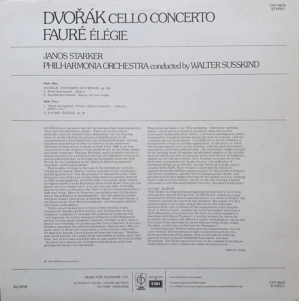 Cello Concerto,  Élégie