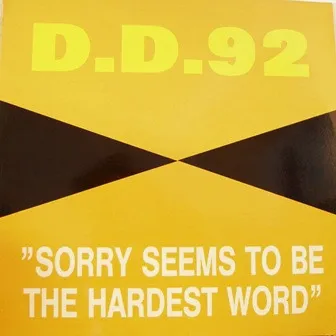 Sorry Seem's To Be The Hardest Word