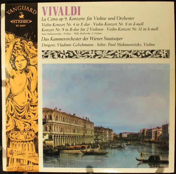 La Cetra Op.9, Konzerte Für Violine Und Orchester