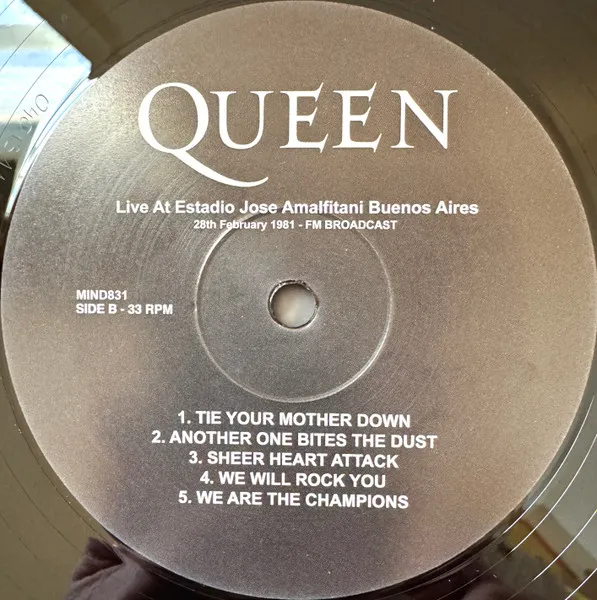 Live At Estadio Jose Amalfitani Buenos Aires - 28th February 1981