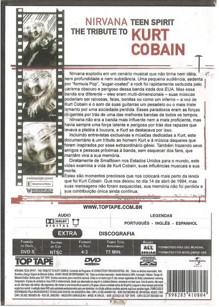 Nirvana Teen Spirit - The Tribute To Kurt Cobain