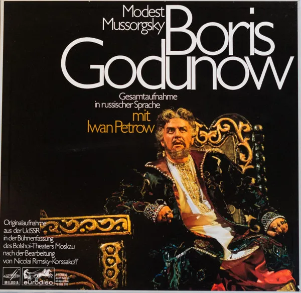 Boris Godunow (Gesamtaufnahme In Russischer Sprache)