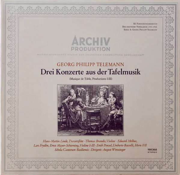 Drei Konzerte Aus Der Tafelmusik