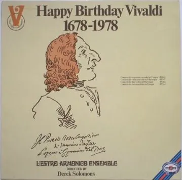 Happy Birthday Vivaldi  1678-1978
