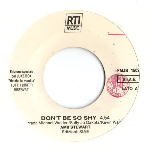 Don't Be So Shy / Signore Dei Dischi