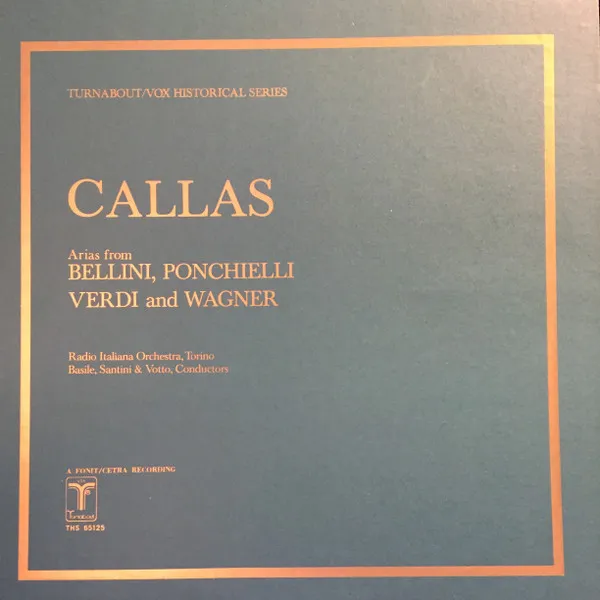 Arias From Bellini, Ponchielli, Verdi And Wagner