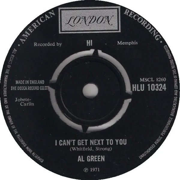 I Can't Get Next To You