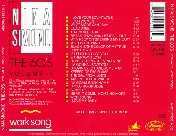 The 60'S Volume 3 - Work Song