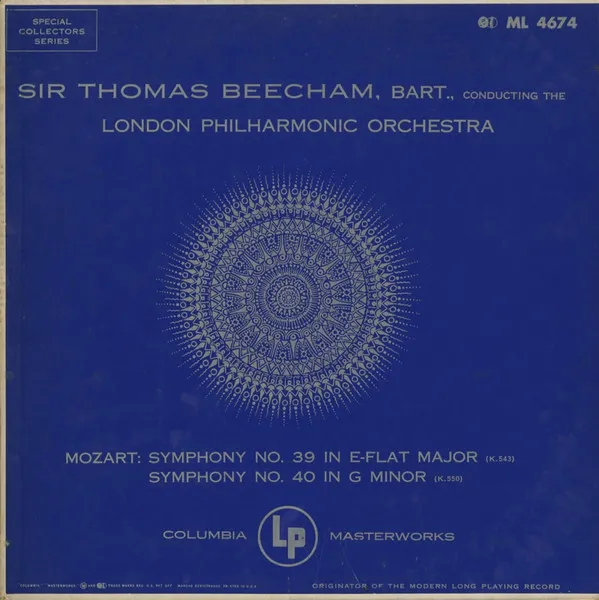 Symphony No. 39 In E-Flat Major (K. 543) / Symphony No. 40 In G Minor (K. 550)