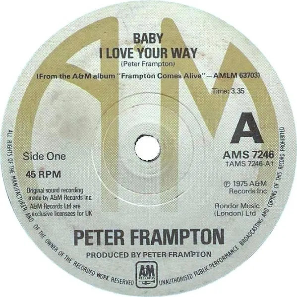 Baby I Love Your Way / (I'll Give You) Money